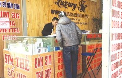 Thị trường sim 11 số: Găm hàng và thổi giá