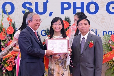 Hà Nội tiếp tục dẫn đầu về số Giáo sư được phong năm 2014