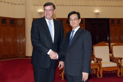 Thủ tướng tiếp bộ trưởng thương mại và hợp tác Đan Mạch