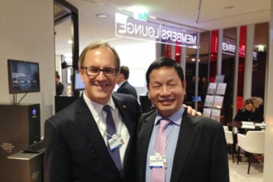 Chủ tịch FPT Trương Gia Bình đến Davos bàn về tương lai Internet