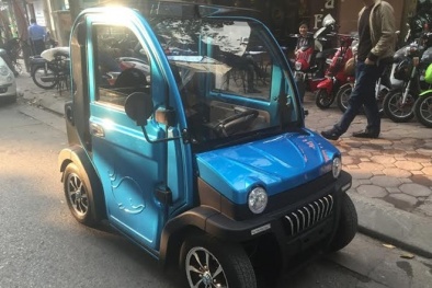 Khám phá ô tô điện giá rẻ mới xuất hiện ở Hà Nội