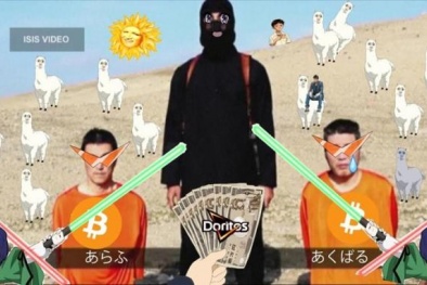Người dân Nhật Bản sử dụng hình ảnh photoshop chế giễu IS