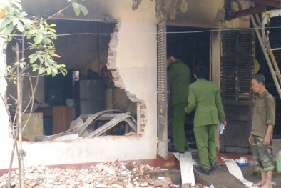 Sơ tán kịp thời nhiều bình gas lớn trong vụ nổ đại lý gas Thanh Hóa