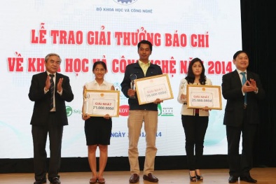 Tôn vinh các tác phẩm báo chí viết về khoa học và công nghệ