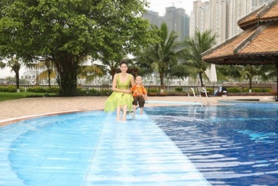 Ngắm biệt thự vườn trăm tỷ siêu sang của hoa hậu Hà Kiều Anh