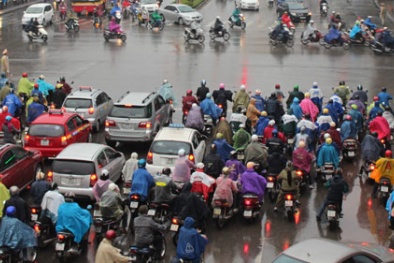 Dự báo thời tiết ngày mai 31/1/2015: Không khí lạnh tràn về, Bắc Bộ mưa rét trở lại