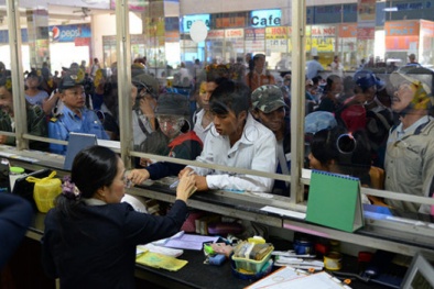 Đến lúc giảm giá thì vé xe Tết chẳng còn bao nhiêu