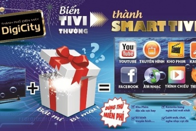 DigiCity miễn phí dịch vụ truyền hình 10 năm