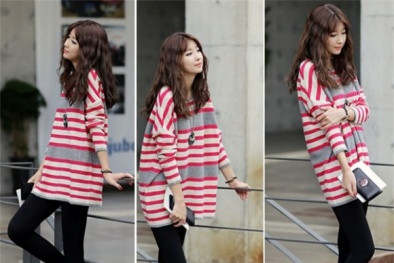 Cách mix đồ với áo len đón Tết 2015