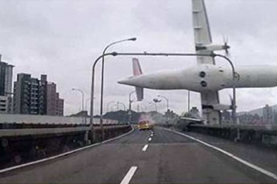 Cập nhật vụ máy bay Đài Loan rơi: Ít nhất 16 người thiệt mạng