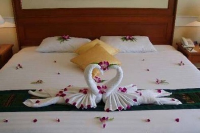 Màu sắc lãng mạn cho phòng ngủ ngày Valentine