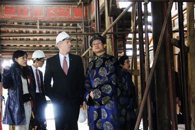 Mỹ tài trợ 700 nghìn USD trùng tu di tích Huế