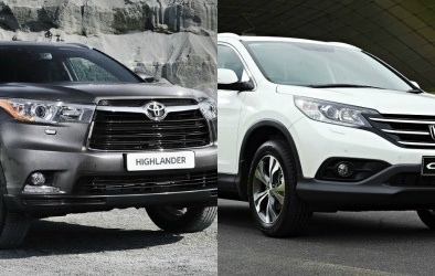 Toyota Highlander và Honda CR-V: SUV hàng đầu cho gia đình
