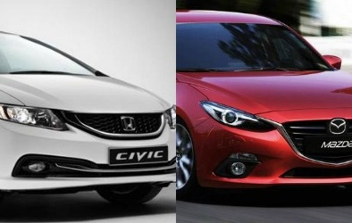 Đọ sức xe thể thao tiết kiệm nhiên liệu Honda Civic và Mazda 3