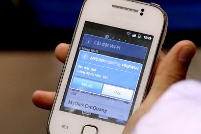 Wifi miễn phí tại bến xe Mỹ Đình phục vụ được 200 khách