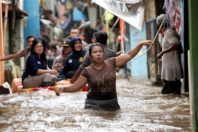 Indonesia: 6.000 người phải sơ tán vì thủ đô chìm trong nước