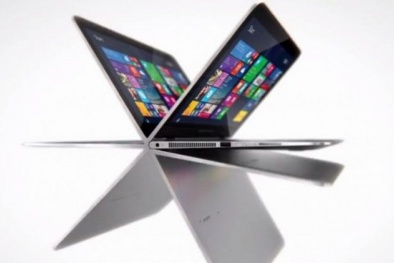 Laptop giá rẻ trang bị màn hình xoay 360 độ ấn tượng