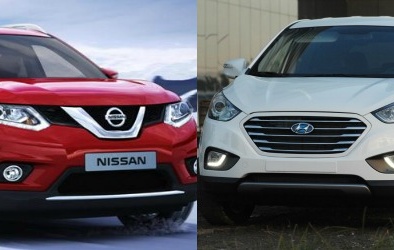 So tài SUV tiết kiệm nhiên liệu Hyundai Tucson và Nissan Rogue