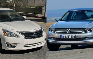 Đọ sức sedan tiết kiệm nhiên liệu Nissan Altima và Volkswagen Passat 