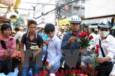 TP. HCM: Thị trường quà tặng ngày Lễ tình nhân trầm lắng