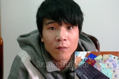 Hà Tĩnh: Ăn trộm chục triệu xong thảnh thơi về đi ngủ thì bị bắt