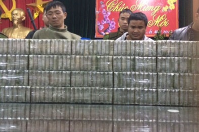 Vận chuyển hàng trăm bánh heroin ‘kiếm tiền Tết’