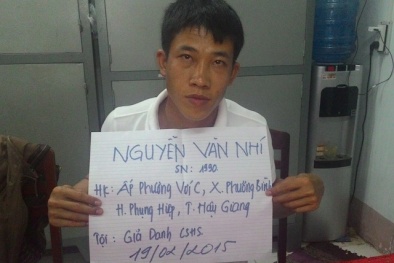 Bị bắt vì giả danh cảnh sát cho oai ngày mùng 1 Tết