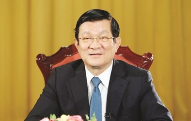 Chủ tịch nước Trương Tấn Sang: Đón vận hội mới