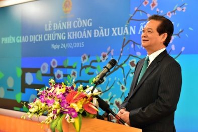 Thủ tướng Chính phủ khai xuân giao dịch chứng khoán năm 2015
