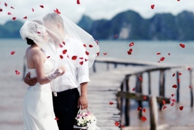 Đám cưới độc đáo với ý tưởng tiệc trên biển 