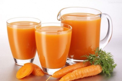 Nước ép cà rốt tốt nhưng đừng lạm dụng