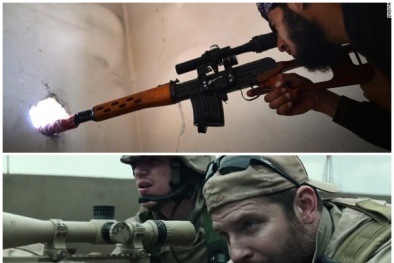 IS khoe lính bắn tỉa đọ với xạ thủ huyền thoại của Mỹ
