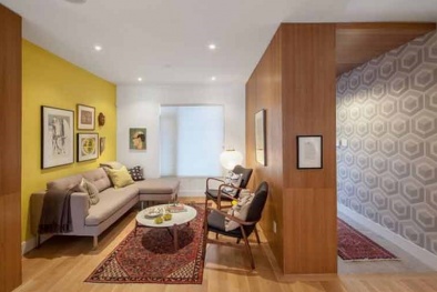 Cách nới rộng không gian phòng khách nhỏ hẹp bằng màu sắc