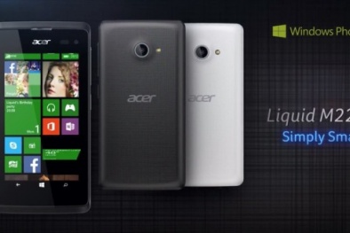 Ra mắt Acer Liquid M220 chạy Windows Phone 8.1 