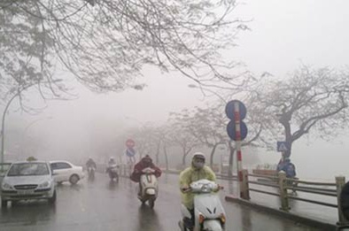 Dự báo thời tiết ngày mai 5/3/2015: Bắc Bộ tiếp tục có sương mù và mưa nhỏ vào sáng sớm