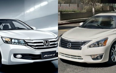 Đọ sức hấp dẫn của sedan Honda Accord và Nissan Altima 