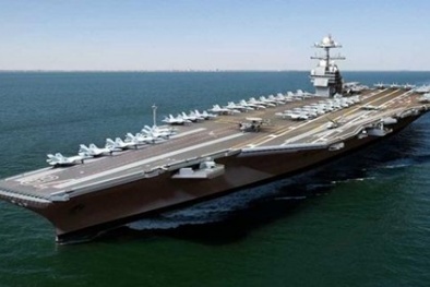 Sức mạnh của tàu sân bay số 1 thế giới USS Gerald R. Ford 