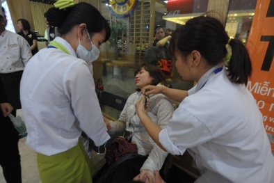 Tìm ra 'tác nhân' gây ngất hàng loạt tại Big C The Garden