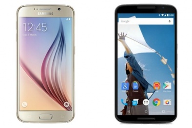 So sánh 2 siêu phẩm Galaxy S6 và Nexus 6 