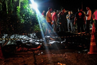 Brazil: Xe bus lao xuống vực, hàng chục người thiệt mạng