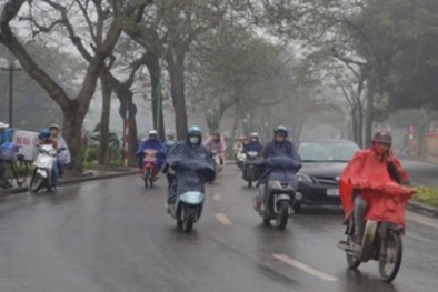 Dự báo thời tiết hôm nay ngày 22/3/2015: Nền nhiệt giảm, Bắc Bộ có mưa nhỏ vài nơi