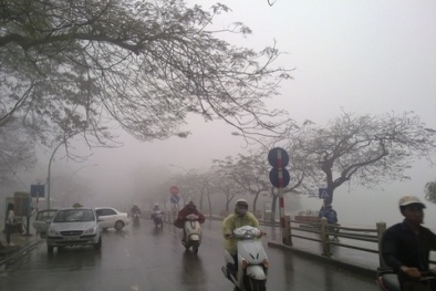 Dự báo thời tiết hôm nay ngày 23/3/2015: Không khí lạnh tràn về gây mưa ở Bắc Bộ