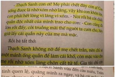 Thạch sanh 'cởi truồng',Thánh Gióng tắm Hồ Tây và...tranh cãi về SGK
