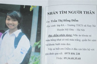 Nữ sinh mất tích: Em ở đâu?