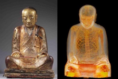 Nghi án đánh cắp tượng Phật chứa xác ướp nghìn năm từ Trung Quốc