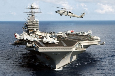 Chiêm ngưỡng tàu sân bay Mỹ USS Theodore Roosevelt khổng lồ 