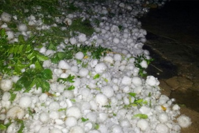 Lào Cai: Xuất hiện trận mưa đá thứ 3 trong năm 2015