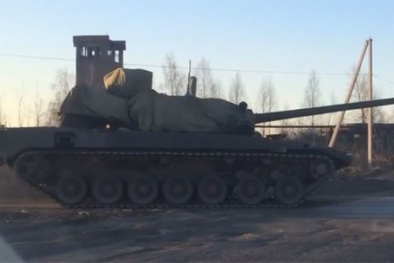 Lộ diện siêu tăng T14 Armata bí mật của Nga