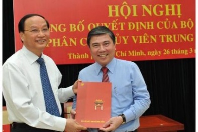 Ông Nguyễn Thành Phong nhận nhiệm vụ Phó Bí thư Thành ủy TP.HCM