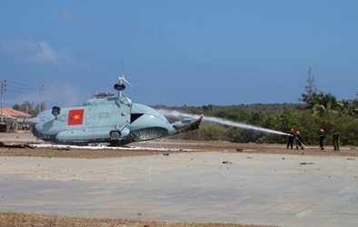 Hé lộ nguyên nhân trực thăng rơi trên đảo Phú Quý